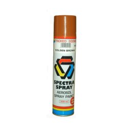 Spray Paint - Golden Brown - 300ML - 2 Pack