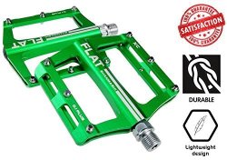 Sg Dreamz Mountain Bike Pedals - 9 16" Lightweight And Durable Flat Platform Aluminum Alloy Cycling Pedal With Advanced Du Bearings Technologies For Bmx Road