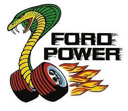 Ford Power Decal Is 3.5" X 5" In Size With Free Shipping From The United States