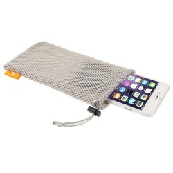 Haweel Pouch Bag For Smart Phones Power Bank And Other Accessories Size Same As 5.5 Inch Phone Grey