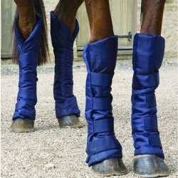William Hunter Equestrian Travel Sure Economy Travel Boots In Navy Small