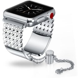 42MM 44MM Stainless Steel Bangle Silver Apple Watch - Studs