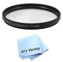67MM High Resolution Clear Digital Uv Filter With Multi-resistant Coating For Tamron 16-300MM F 3.5-6.3 Di II Pzd Macro + Microfiber Cleaning Cloth