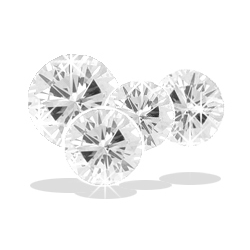 3 Cts Twt. White Diamond Lot Size 1.3-3.0 Mm 0.01-0.10 Cts