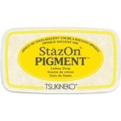 Stazon Ink Pad - Lemon Drop - Solvent Ink