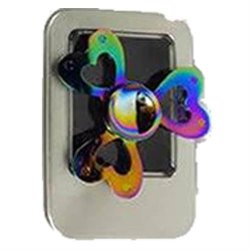 Fidget Spinner 3 Arm Heart Chrome No Packaging No Warranty  product Overview:the Fidget Spinner Is An Addictive Desk Toy That Allows You To