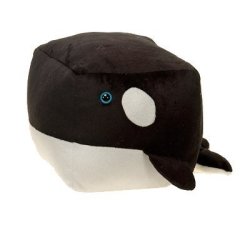 Cute Cube Shaped Plush Orca Whale Square - Great For Stacking 4.5