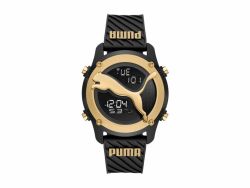 Puma Big Cat Digital Black Polyurethane Men's Watch P5098