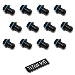 XSPC G1 4" To 3 8" Barb Fitting For Soft Tubing Matte Black 12-PACK
