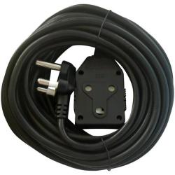 20M 10A Extension Cord Black