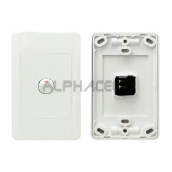 Light Wall Switch - 1 Lever Plastic