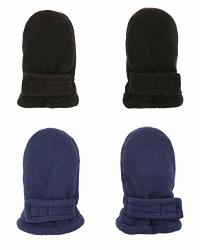 Eriso Baby Winter Gloves Warm Lined Fleece Toddler Boys Girls Mittens 2 Paris Black navy S