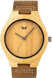 Wewood Dellium Bamboo Wood Watch Bamboo leather