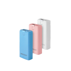 WHIZZY Power Bank Pink
