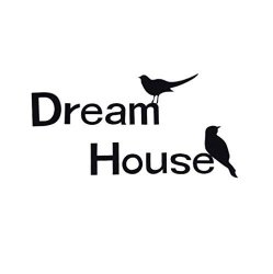 Jiujiu.yan Dream House Home Decor Removable Pvc Bird Wall Stickers Art Decor Wall DECALS50X25CM