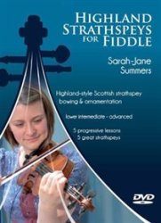 Sarah-jane Summers: Highland Strathspeys For Fiddle DVD