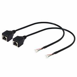 2-PACK Sinloon RJ45 Adapter To Lot Ph 2.0MM Pitch Header Connector Flexible Flat Cable 4PIN Female