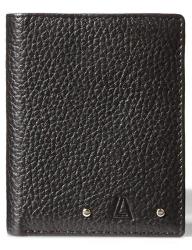 Leather Architect Men's 100% Leather Rfid Blocking Bifold Wallet With Back Zip And 6 Credit Card Slots Black
