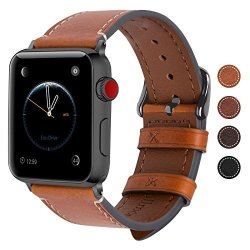 Fullmosa Apple Watch Band 38MM And 42MM Men Women 8 Colors Wax Genuine Leather Iwatch Bands strap For Apple Watch Series 3 Series 2 Series