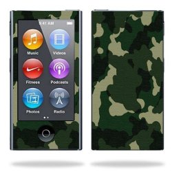 Mightyskins Protective Skin Decal Cover For Apple Ipod Nano 7G 7TH Generation MP3 Player Wrap Sticker Skins Green Camo