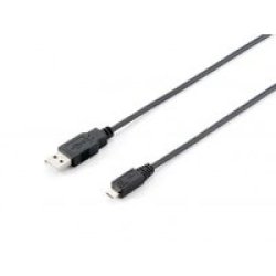 Equip USB Type-a To Micro-b Cable USB 2.0 1M Black