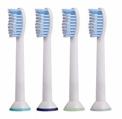 Sensitive Brush Heads Compatible With Philips Sonicare Toothbrush - 4 Pack