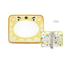 Child Safety Backseat Monitor Car Rear View Seat Mirror - Yellow Lion