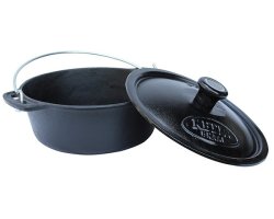 Ketla Cast Iron Flat Bottom Potjie Pot Size 10