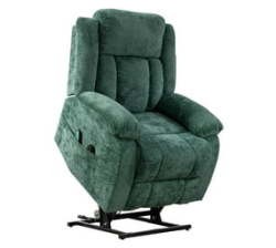 Electric Recliner Chair Massage Heat Power Lift Sofa Sleeper Couch Lounger - Green