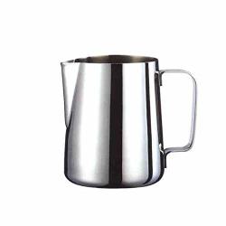 Milk Frothing Pitcher Sacow Stainless Steel Espresso Pitcher Latte Frothing Mug Cup Milk Coffee Cappuccino Cooking Tools 600ML