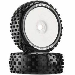 Duratrax Punch C2 Mounted Buggy Tires White 2 DTXC3600