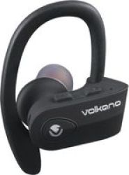 Volkano Sprint Wireless In-ear Headphones Black - True Wireless