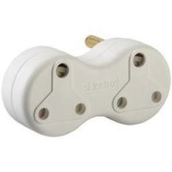 Plug-adaptor Safe-shut Wavy 3 Pack 2 X 16 Amp