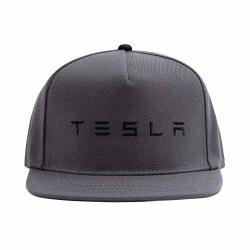 Tesla Snapback Hat Gray