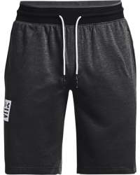 Men's Ua Recover Shorts - Black Full HEATHER-001 XXL
