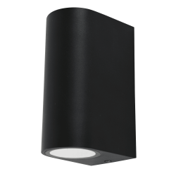 Orb - Black Up And Down Outdoor Wall Light