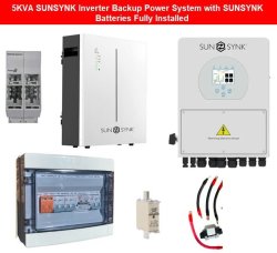 5KVA Sunsynk Inverter Backup Power System With Sunsynk Battery Fully Installed By Juspropa