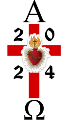 Heart Of Jesus Paschal Easter Candle - 100 X 600MM New Design