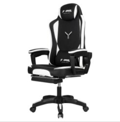 Deli Gaming Chair - Black And White