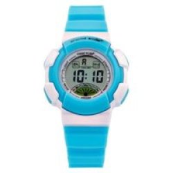 Boys Digital Mid-size Watch - Aqua Blue