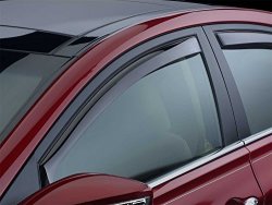 Hot Ride Weathertech Side Window Deflector Front Dark Tint - Fits Toyota Prado 4 Doors - 2003 03 WEA108595-HR