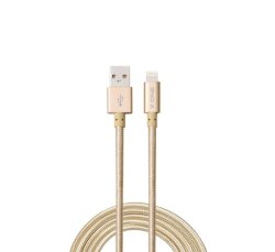 X-One Ultra Durable Micro USB 3m Charging Cable in Gold