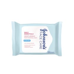 Johnson's Johnsons Daily Essentials Face Wipes Dry Skin 25'S