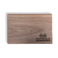 Engraved Kiaat Cutting Board - Happiness Is Homemade