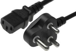 1.8 Meter PC Or Hdtv Power Cable 3-PIN Sa Electrical Plug To Kettle Cord