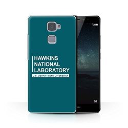 STUFF4 Phone Case Cover For Huawei Mate S Teal Design Hawkins National Laboratory Collection