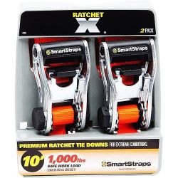 SmartStraps - 2.5M Ratchetx Ratchet - Orange - 2 Pack
