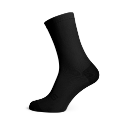 Solid Black Socks - Medium