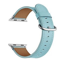 Loveblue For Series 3 SERIES 2 SERIES 1 Apple Watch Band Buckle Cuff Strap Apple Watch Leather Band Genuine Leather Band Bracelet Wrist Watch Band With
