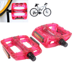 Transparent Pc Bicycle Pedals Random Color Delivery